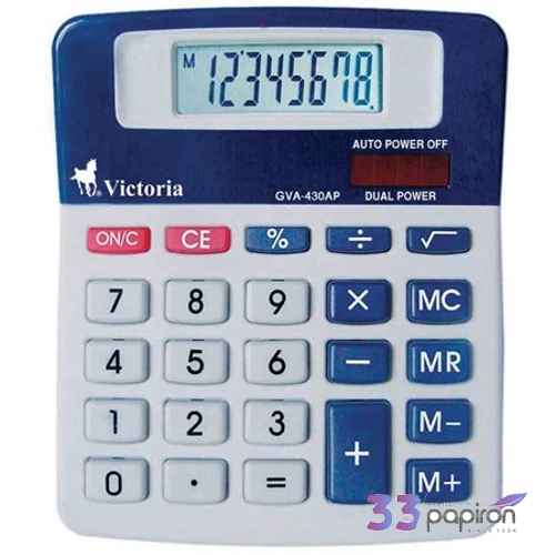 Számológép Victoria GVA-430AP Asztali számológép 8digites Victoria KT-430AP