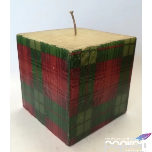 Gyertya kocka képes 90x90