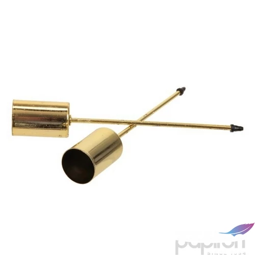Gyertyatartó betűzős arany 2,5 cm/12 cm 4db/csomag 