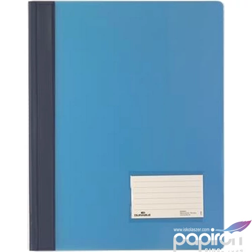 Gyorsfűző, A4 Durable extra erős, széles, kék DB268006