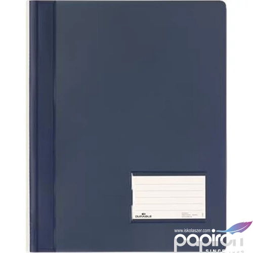 Gyorsfűző, A4 Durable extra erős, széles, sötétkék DB268007