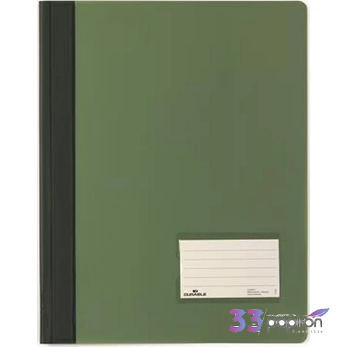 Gyorsfűző, A4 Durable extra erős, széles, zöld DB268005