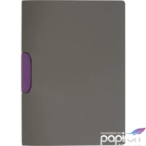 Gyorsfűző klipes A4 Durable lila DB230411