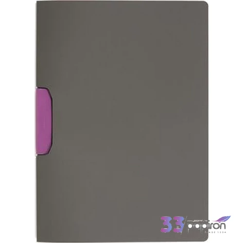 Gyorsfűző klipes A4 Durable pink DB230407