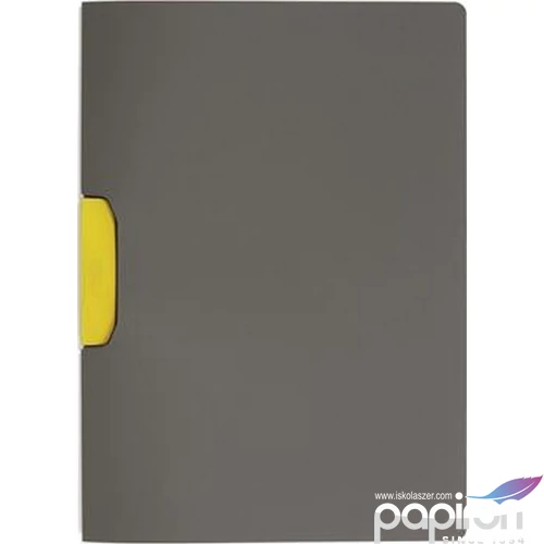 Gyorsfűző klipes A4 Durable sárga DB230403