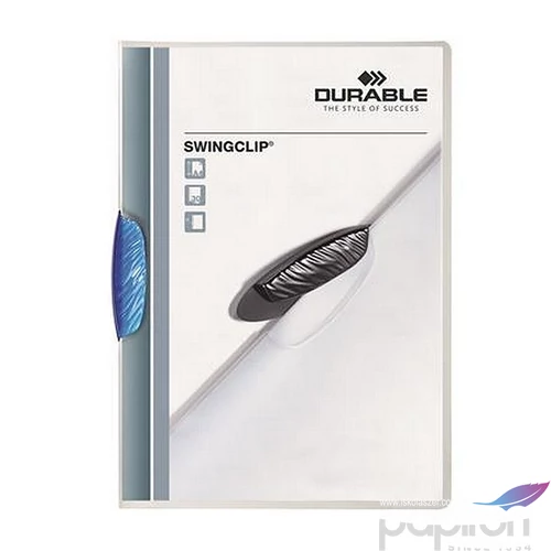 Gyorsfűző klipes A4 DURABLE Swingclip 30 kék
