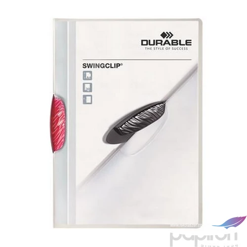 Gyorsfűző klipes A4 DURABLE Swingclip 30 rózsaszín