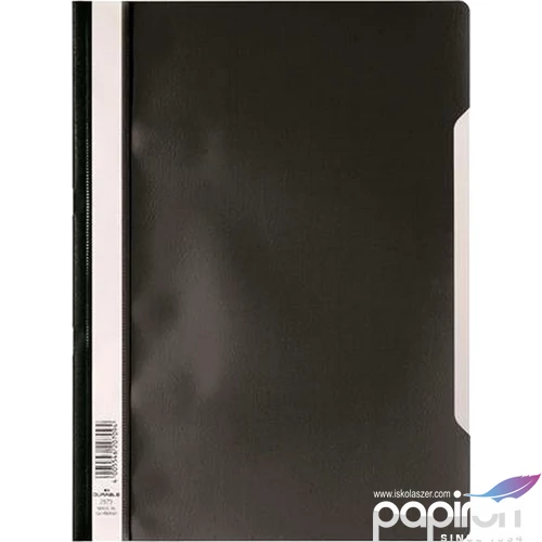 Gyorsfűző PP A4 Economy DURABLE, fekete DB257301