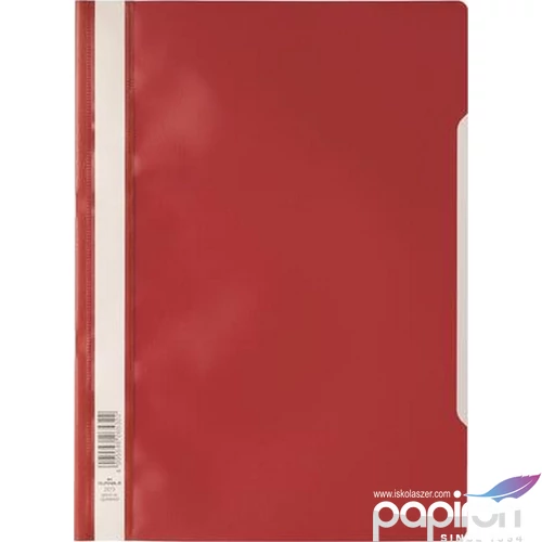 Gyorsfűző PP A4 Economy DURABLE, piros DB257303