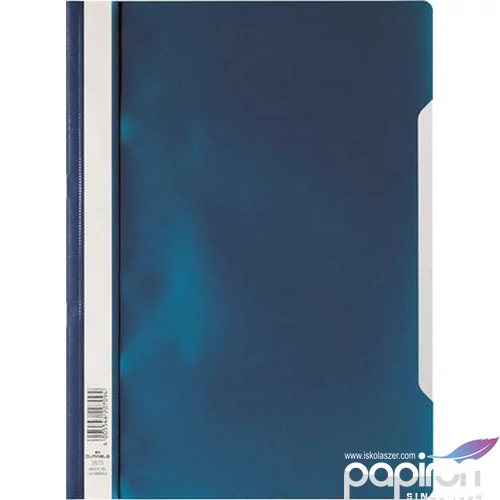 Gyorsfűző PP A4 Economy DURABLE, sötétkék DB257307