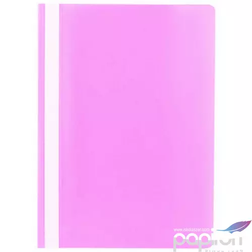 Gyorsfűzős PP A4 Format pink C Papiron átlátszóelejű 4044572385031-09
