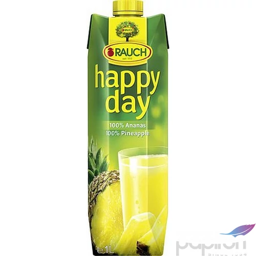 Gyümölcslé 100% Rauch 1l Happy day ananász KHI179