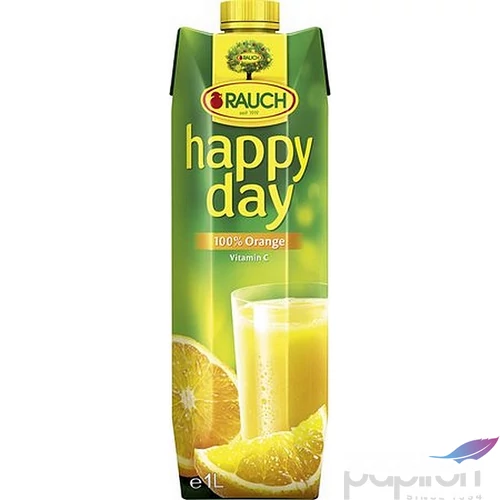 Gyümölcslé 100% Rauch 1l Happy day narancs KHI151