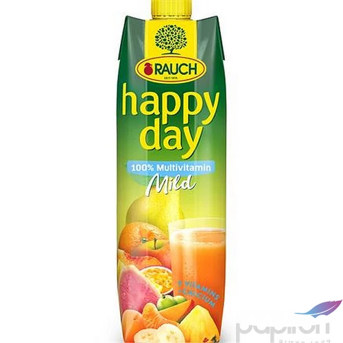 Gyümölcslé 100% 1l RAUCH Happy day multivitamin mild
