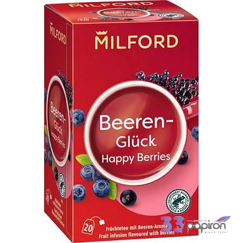 Gyümölcstea 20x2,5 g MILFORD Happy berries bogyós gyümölcs