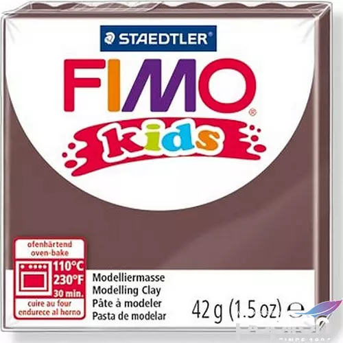 Gyurma 42 g Fimo égethető Kids barna