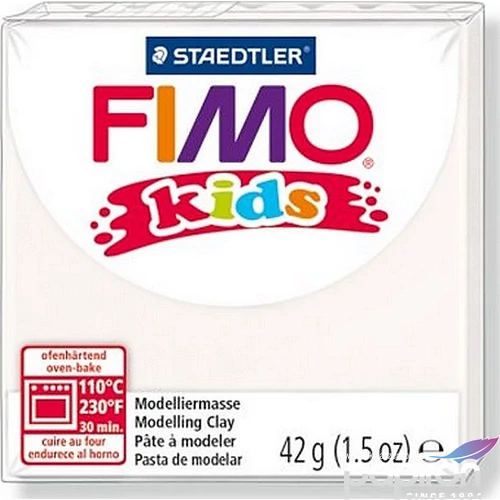 Gyurma 42 g Fimo égethető Kids fehér FM80300