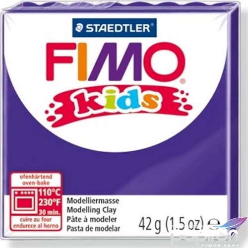 Gyurma 42 g Fimo égethető Kids lila FM80306