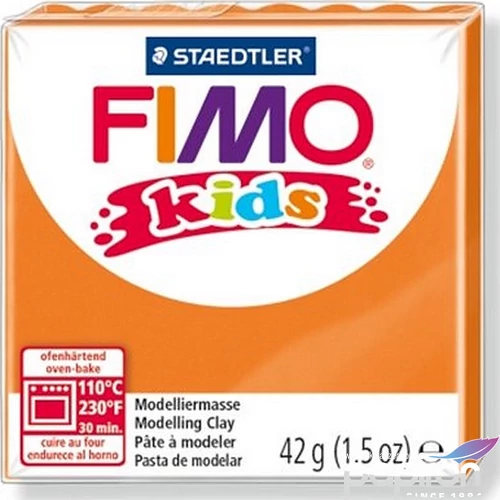 Gyurma 42 g Fimo égethető Kids narancssárga FM80304