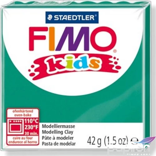 Gyurma 42 g Fimo égethető Kids zöld FM80305