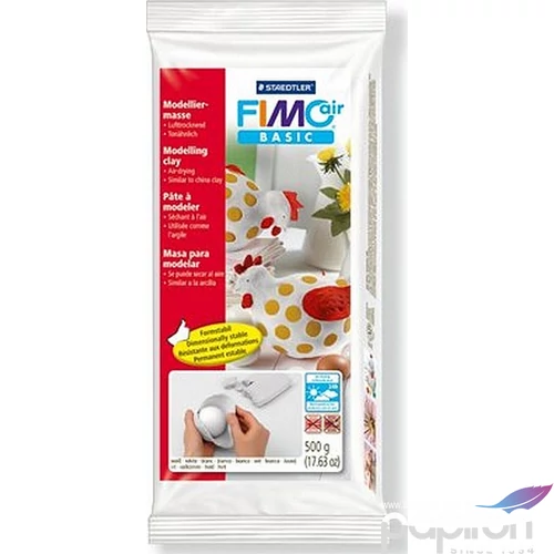Gyurma 500 g Fimo levegőre száradó Air Basic fehér FM81000