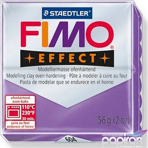 Gyurma 56 g Fimo égethető Effect áttetsző bíborlila FM8020604