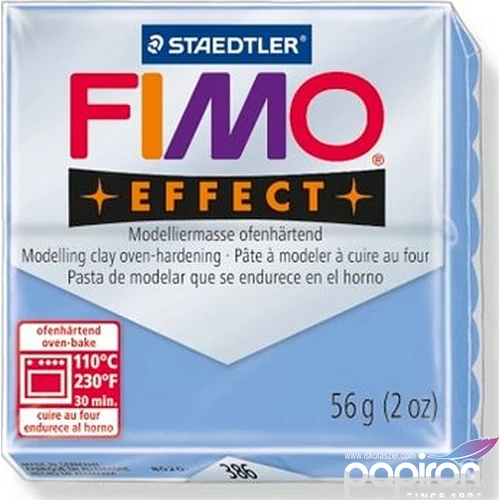 Gyurma 56 g Fimo égethető Effect kékachát FM8020386