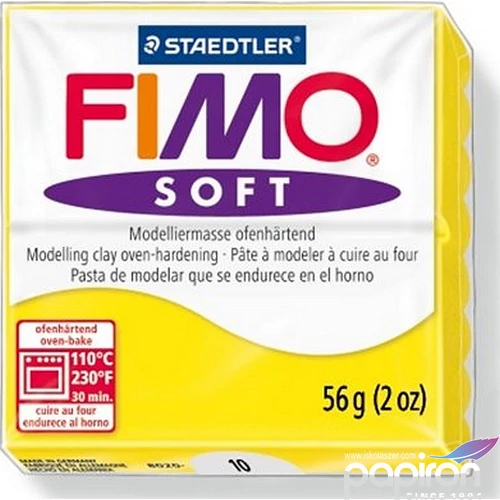 Gyurma 56 g Fimo égethető Soft citromsárga FM802010