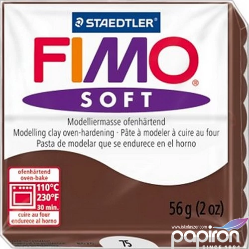 Gyurma 56 g Fimo égethető Soft csokoládé FM802075
