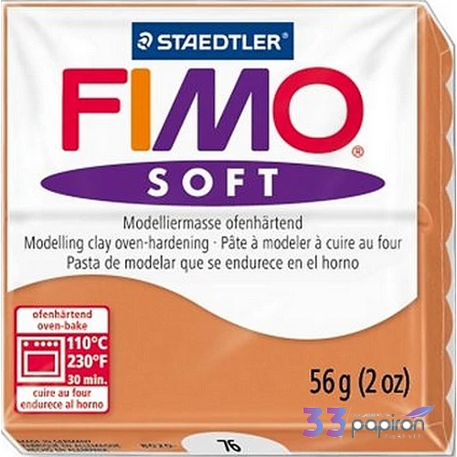 Gyurma 56 g Fimo égethető Soft konyak FM802076