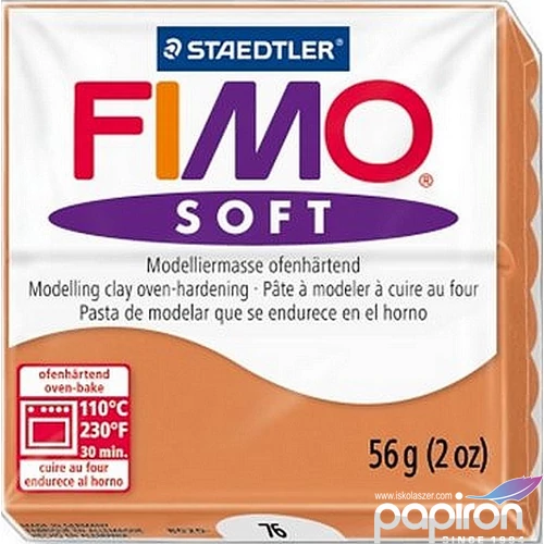 Gyurma 56 g Fimo égethető Soft konyak FM802076