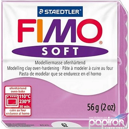 Gyurma 56 g Fimo égethető Soft levendula FM802062