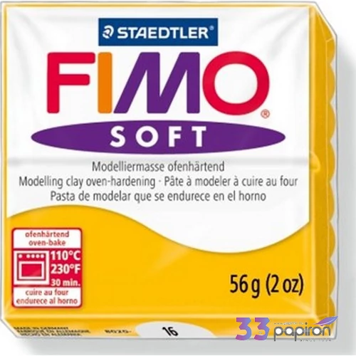 Gyurma 56 g Fimo égethető Soft napsárga FM802016