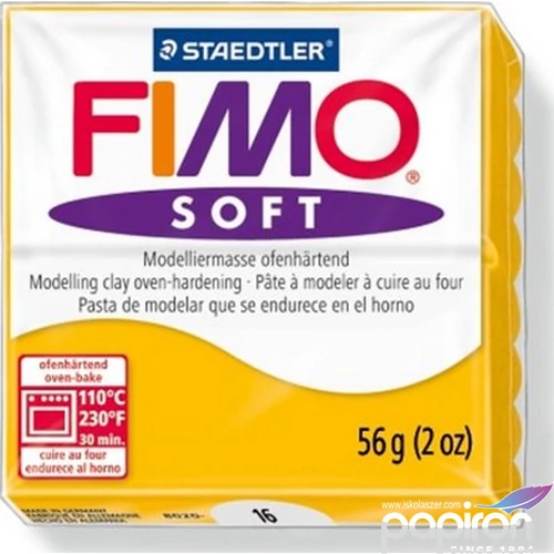 Gyurma 56 g Fimo égethető Soft napsárga FM802016