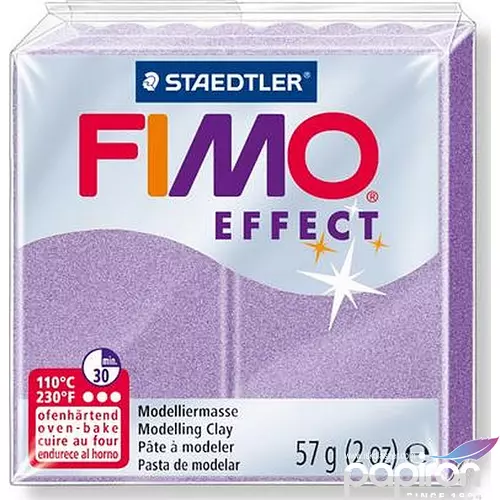 Gyurma 57 g Fimo égethető Effect lila gyöngyház