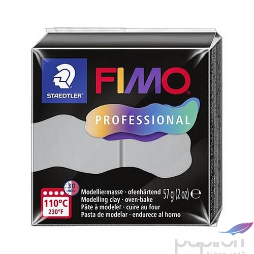 Gyurma 57g Fimo égethető, Professional, delfinszürke