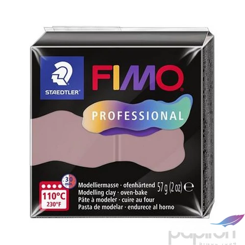 Gyurma 57g Fimo égethető, Professional, dusty pink 