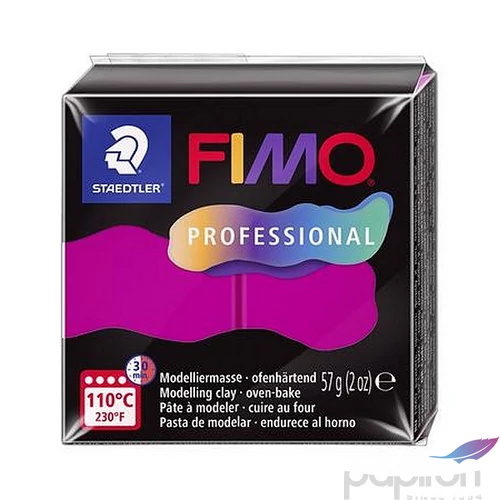 Gyurma 57g Fimo égethető, Professional, magenta 