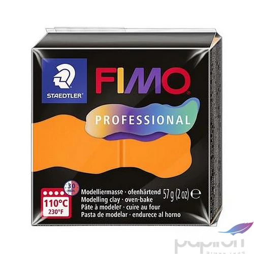 Gyurma 57g Fimo égethető, Professional, narancs 
