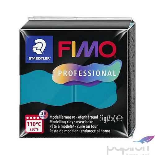 Gyurma 57g Fimo égethető, Professional, petrol 