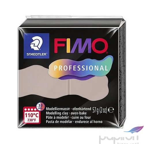 Gyurma 57g Fimo égethető, Professional, taupe 