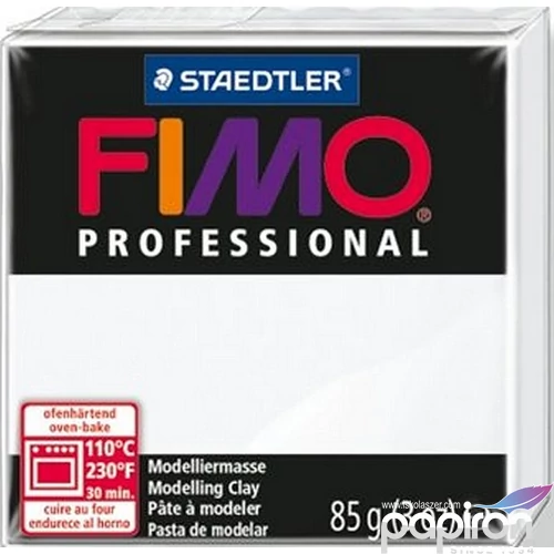 Gyurma 85 g Fimo égethető Professional fehér FM80040