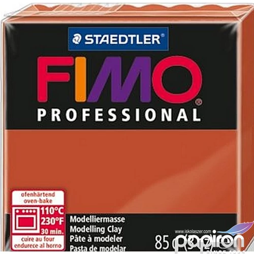 Gyurma 85 g Fimo égethető Professional terrakotta FM800474