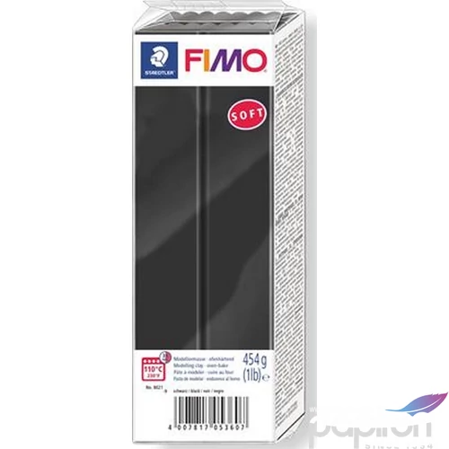 Gyurma égethető Fimo 454 g égethető, Fimo fekete
