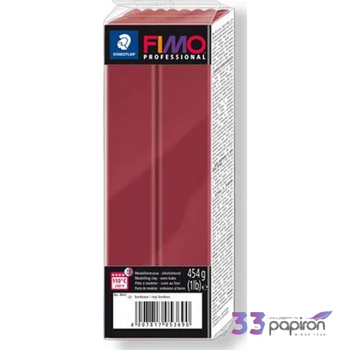 Gyurma égethető Fimo 454g égethető, Fimo bordó FM804123