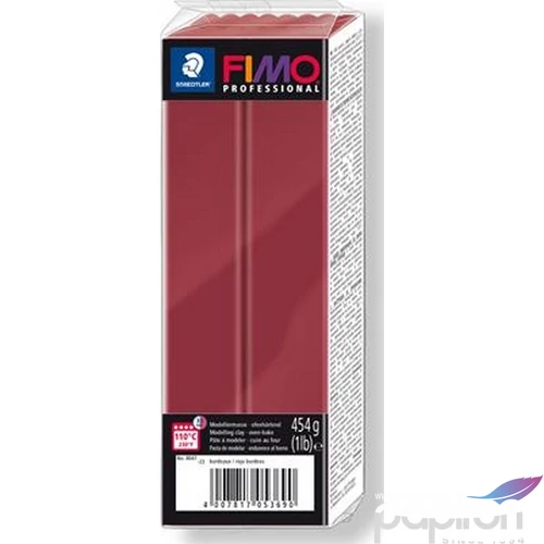 Gyurma égethető Fimo 454g égethető, Fimo bordó FM804123