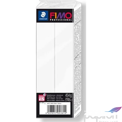 Gyurma égethető Fimo 454g égethető, Fimo fehér FM80410