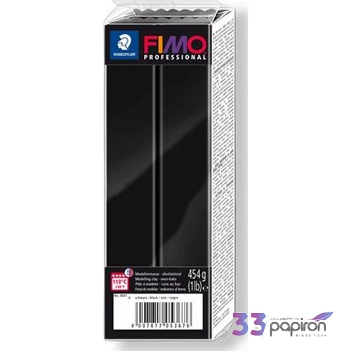 Gyurma égethető Fimo 454g égethető, Fimo fekete FM80419