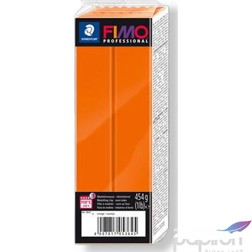 Gyurma égethető Fimo 454g égethető, Fimo narancssárga FM80414