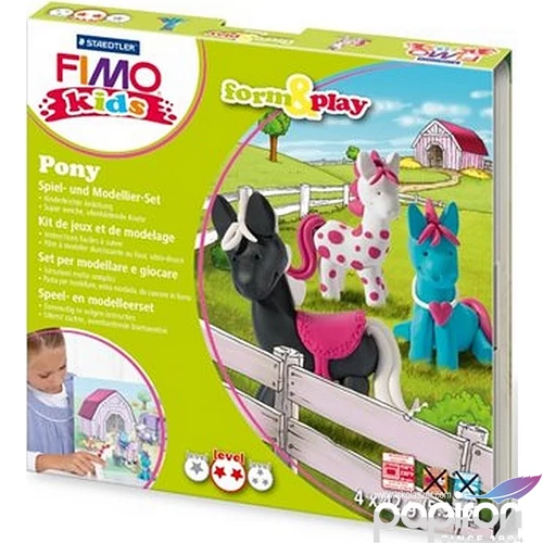 Gyurma készlet 4x42 g Fimo égethető Kids Form